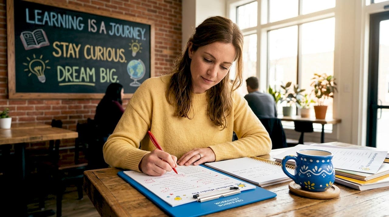 Grammar worksheets that actually build language skills