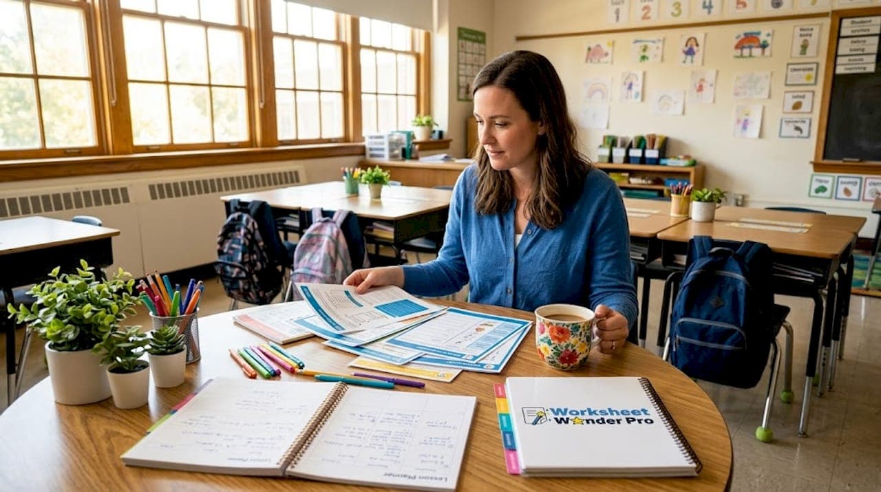Types of classroom worksheets: a teacher's guide