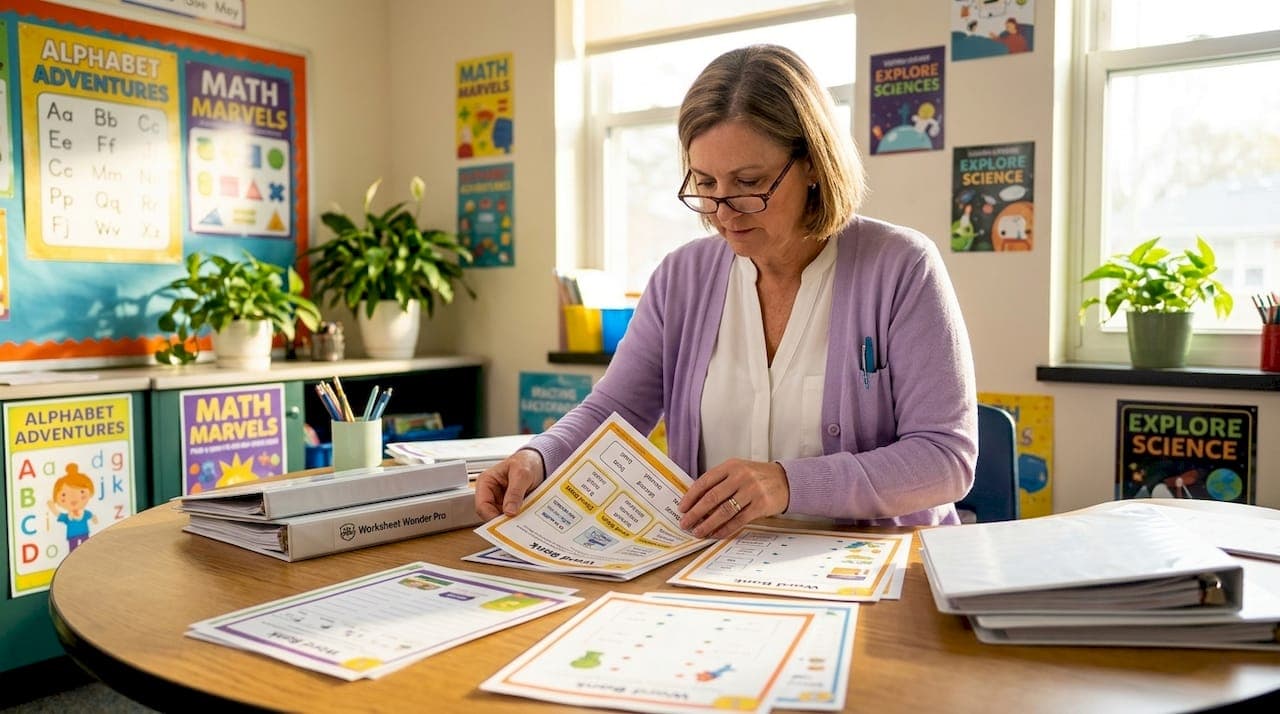 Role of word banks in worksheets: a guide for educators